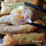 自制虾春卷