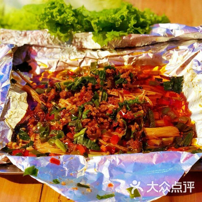 刘一手香卤烧烤包烧金针菇图片-北京烧烤-大众点评网