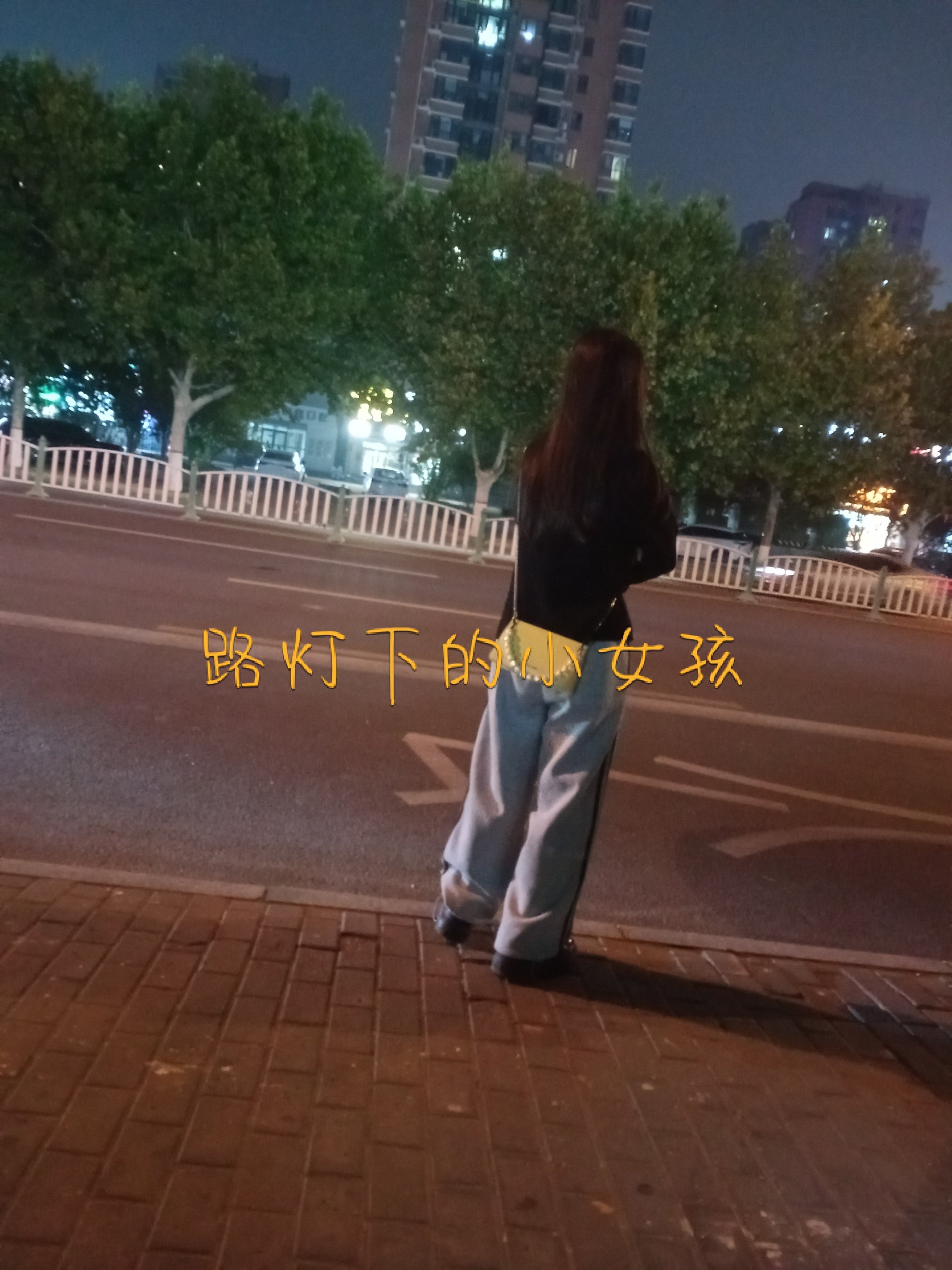 郑州城南路晚上的女人图片