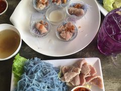 -蝶豆花蓝面条