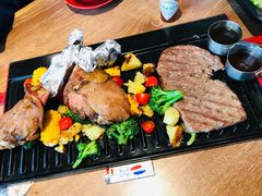 火鸡腿牛排盛宴拼盘-必胜客(港城新天地店)