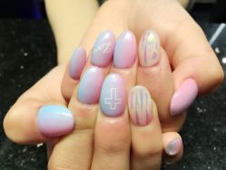 -手牵手美甲