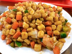 虾仁炒疙瘩-白魁老号饭庄(安内店)