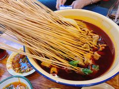 -拈签一笑黄牛肉辣卤串串