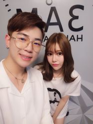 Yishen合影纪念-3AM HAIR SALON烫发染发接发
