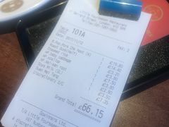 账单-文兴酒家(Chinatown - Gerrard Street)