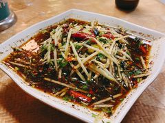 凉拌木瓜-玛扎烧烤私房菜