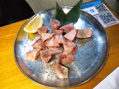 雪花100%角切牛舌-老炉家木炭烤肉(长江国际店)