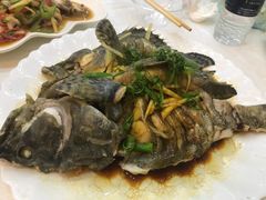 清蒸石斑鱼-覃记海鲜美食餐厅