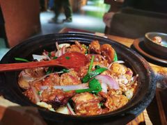 沙姜啫盐焗鸡-啫两手·啫啫煲·小饭堂(龙城万科里店)