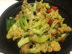 砂煲有机菜花-李老爹香辣蟹(宣武门店)