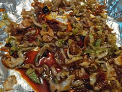 铁板粉丝圆白菜-龙香居海鲜浑锅家常菜·特色驴肉