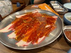 -明洞阿姨·韩式酱蟹烤肉·创意料理(三元桥店)