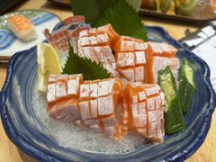 挪威三文鱼腩刺身拼北极贝刺身-夏树寿司(大沥店)