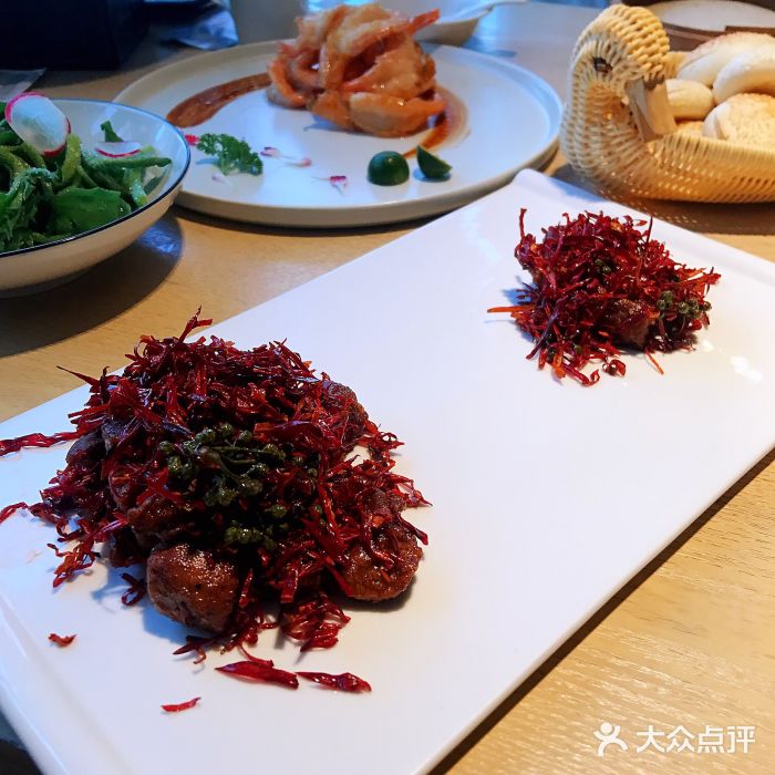 便宜坊(酒仙桥798艺术区店)鲜花椒烹汁小牛肉图片