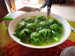 翡翠圆子汤-柏合黄记豆腐皮饭店