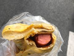 -正宗杂粮煎饼香软鸡蛋饼