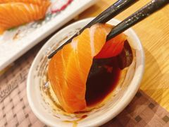 三文鱼刺身-林妈妈村·日式料理(宝山万达店)