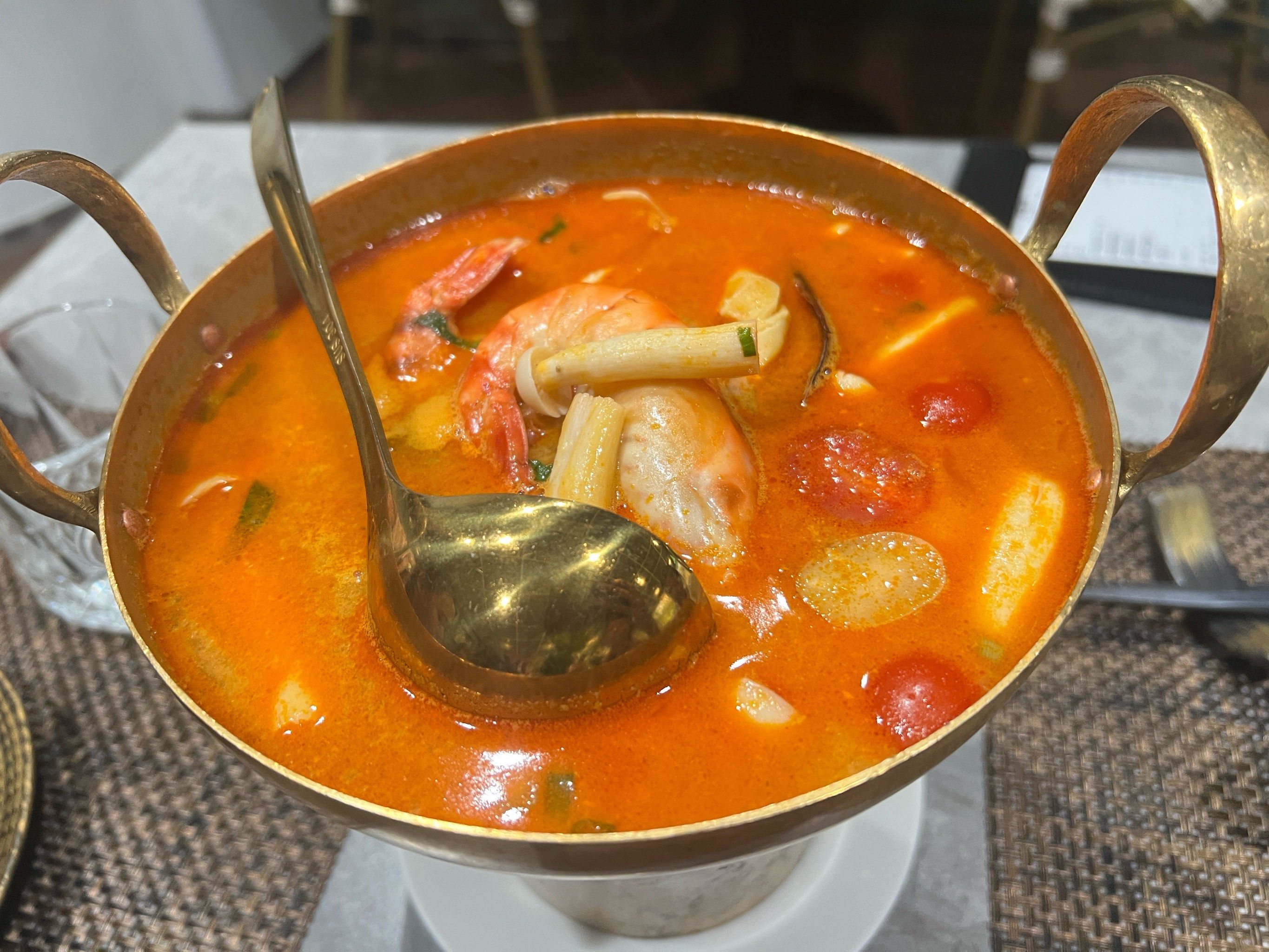 喜欢这里的冬阴功汤 泰式美味也健康哦