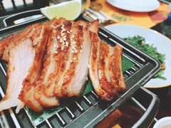 炭烧秘制猪颈肉-simply thai天泰(静安嘉里中心店)