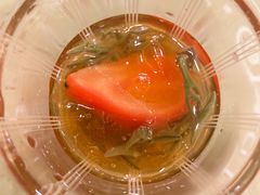 静冈番茄配莼菜-九献创意菜(亮马河花园店)