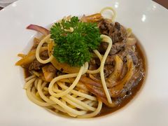 黑椒牛柳丝意面-红房子西菜馆(淮海中路店)