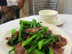 芥兰炒牛肉-文记壹心鸡(宝华路店)