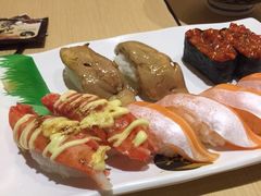 三文鱼腩，鵝肝壽司-万岁寿司(芳村店)