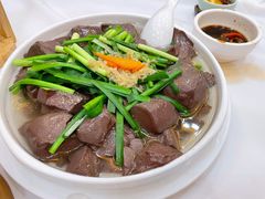 姜茸韭菜浸猪红-顺德人家食府(黄金广场店)