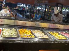 自助取餐区-九寸花汀海鲜烤肉自助(中东迪克店)