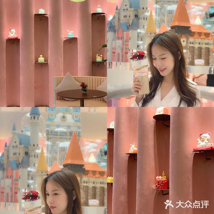 深圳毫无抵抗力的易烊千玺首家鲜花城堡昂司蛋糕店