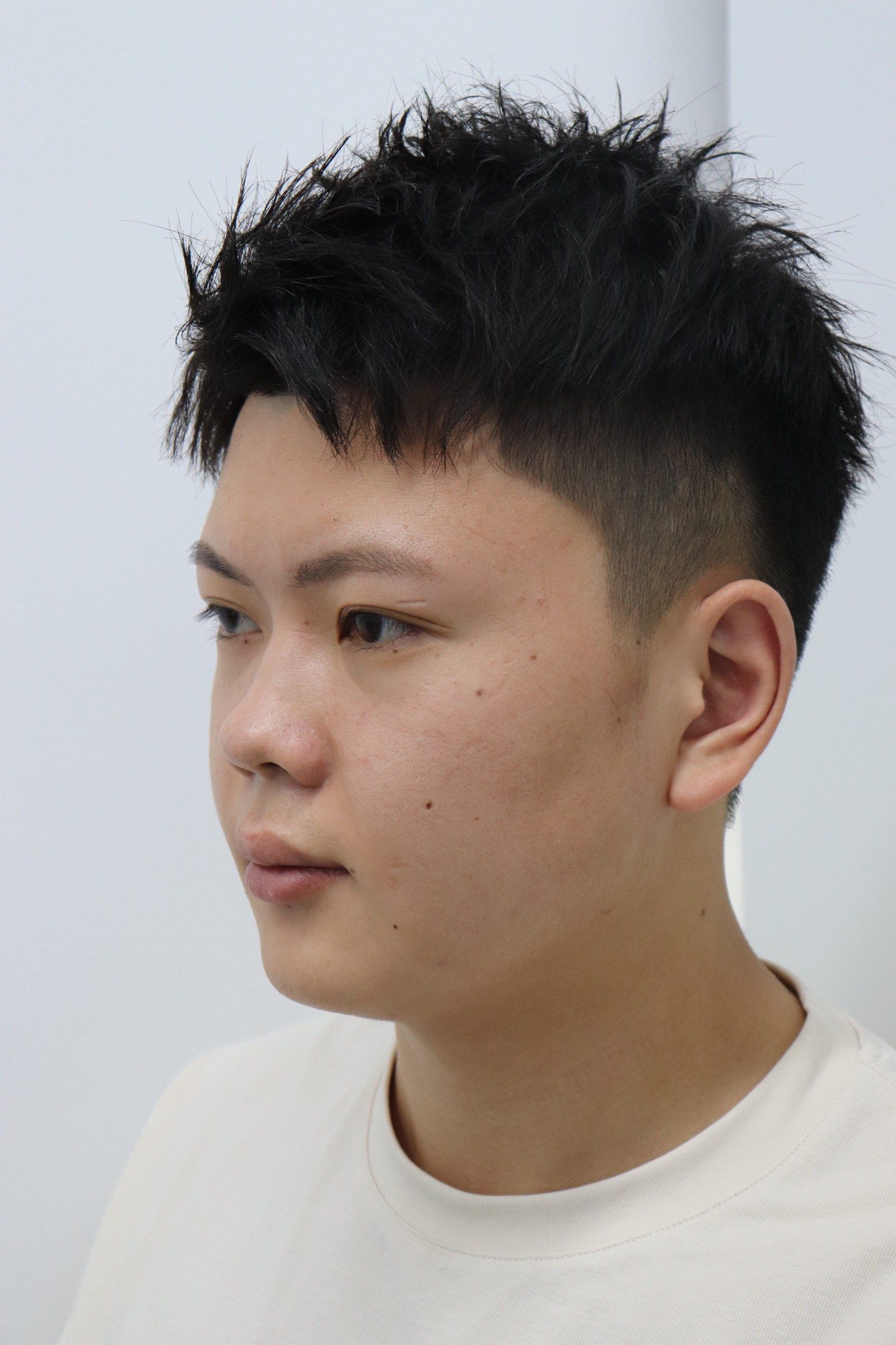 微胖男生发型首选