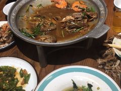 -东来菜馆•手抓海鲜家常菜•海鲜锅贴(鸽子窝店)
