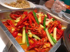 香辣年糕小龙虾-香蟹园金湖龙虾(金磐路旗舰店)