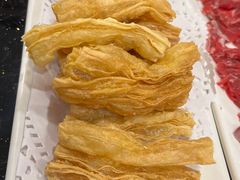 炸腐竹-潮汕美牛肉丸火锅店(天宁寺店)