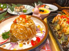 炸温泉蛋土豆泥沙律-仙隐小鹿中華の日料(正弘城店)