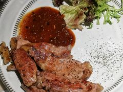澳洲谷饲原切西冷牛排-盛焰铁板烧(王府井店)