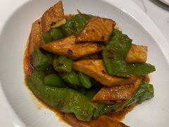 虎皮尖椒炒馕-巴依老爷新疆美食(清华东门店)