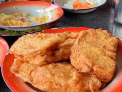 裹鸡蛋炸馒头片-石记老北京炙子烤肉(松园店)