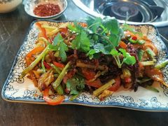 火爆牛肉丝-乐山食古香跷脚牛肉