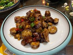 -东来菜馆•手抓海鲜家常菜•海鲜锅贴(鸽子窝店)