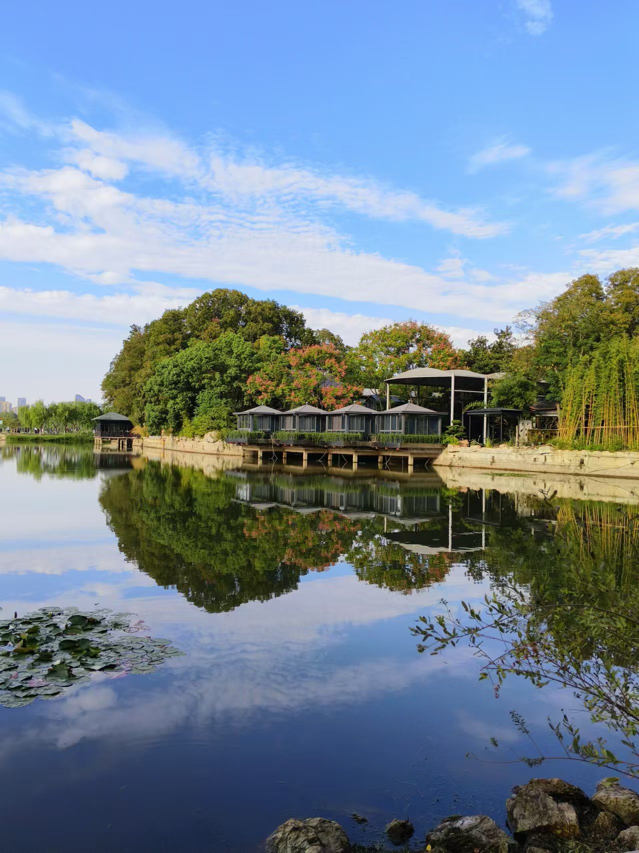 清徐东湖美景图片