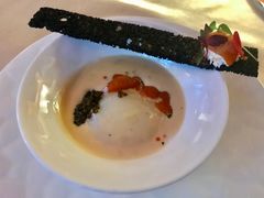 水波蛋鱼子酱-北京古城老院厉晓麟精致菜