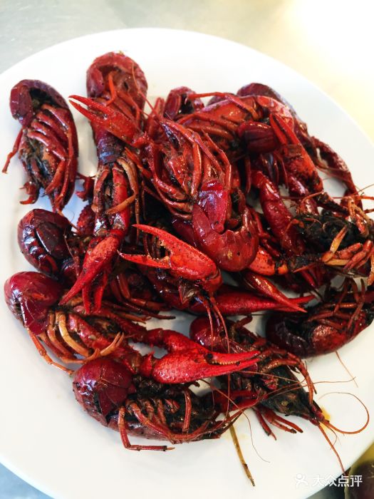 荷塘叶色阿拉斯加海鲜火锅小龙虾图片 - 第1张