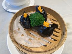 特式墨鱼汁鲜菌饺-汤臣·空中餐厅·严选粤菜(石湾世博广场店)