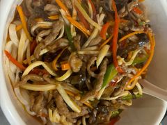 鱼香羊肉丝拌面-巴依餐厅(伟安楼店)
