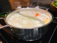 竹荪冬瓜干贝锅底-官也街澳门火锅(新源里店)