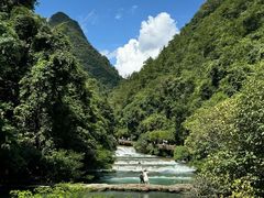 -小七孔景区-六十八级跌水瀑布