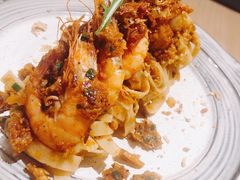 南洋大虾龙利鱼宽面-HELLO 27 意面·沙拉·帕尼尼