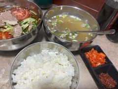-吉林延边牛肉汤饭，大冷面